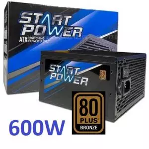 Nguồn máy tính Start Power 600W 80 plus  | New - Bh 24 Tháng