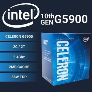 CPU Intel Celeron G5900 | 3.4 Ghz, 2 Lõi - 2 Luồng, 2 MB Cache (Chip Box, Mới - Bh 36 Tháng)