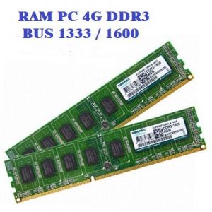 Ram PC Kingmax 4GB Ddr3  bus 1333/1600 Mhz ( Ram cũ, nhiều hãng Kingmax, Kingston, Gskil)