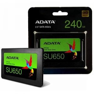 Ổ cứng SSD Adata SU650 240GB 2.5 inch SATA3 - ASU650SS-240GT-R | Mới - BH 36 Tháng